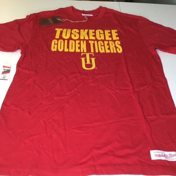 Mitchell and Ness “Tuskegee Golden Tigers” T-shirt - Size Medium - NWT - Picture 1 of 6